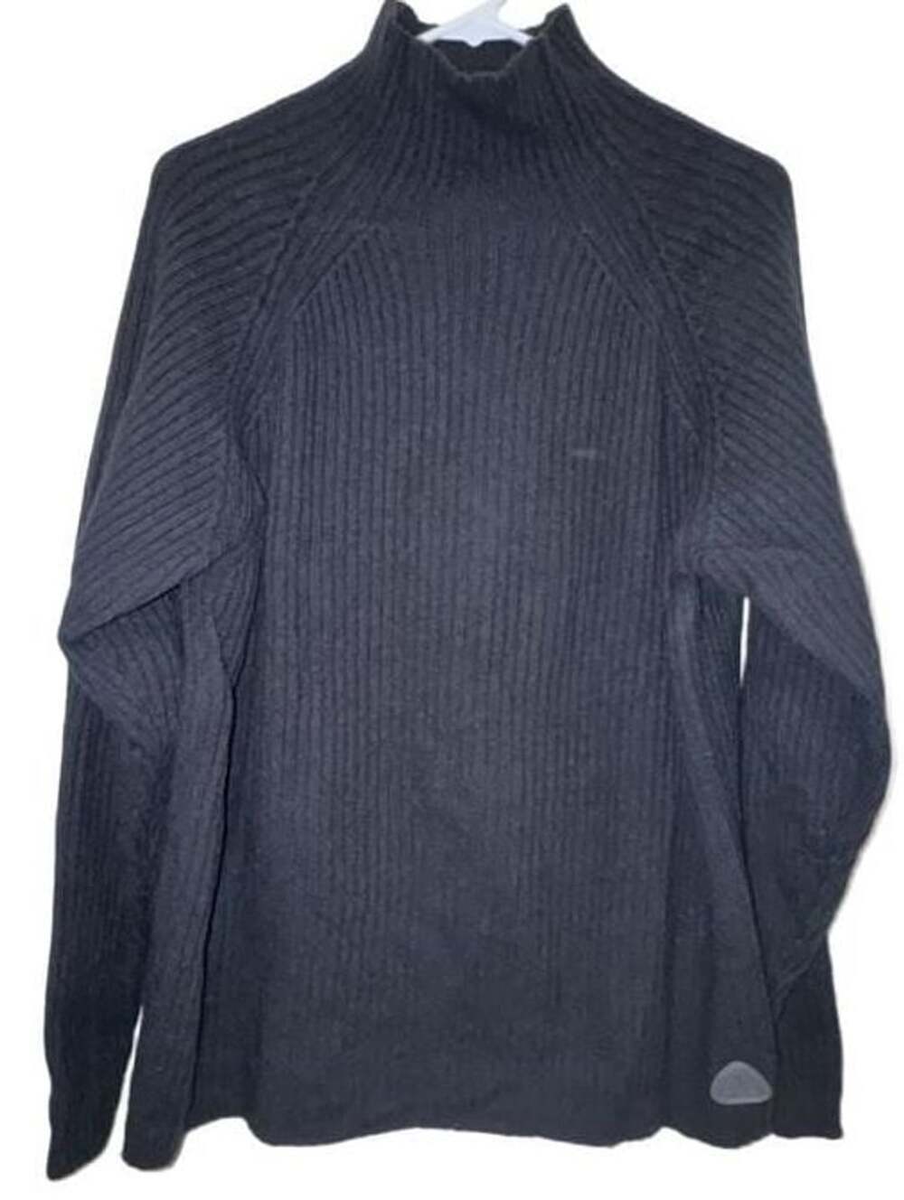 Nike ACG Thermal Layer Sweater Size L Black 100% Wool